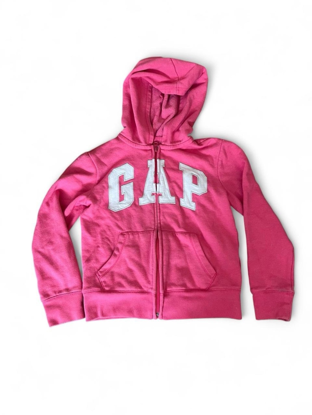 GAP Bright Pink Girls' Full-Zip Hoodie